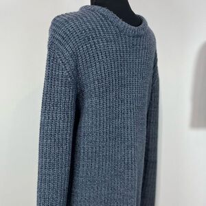 Weatherproof Men’s Dusty Blue Cable Knit Sweater Size XL